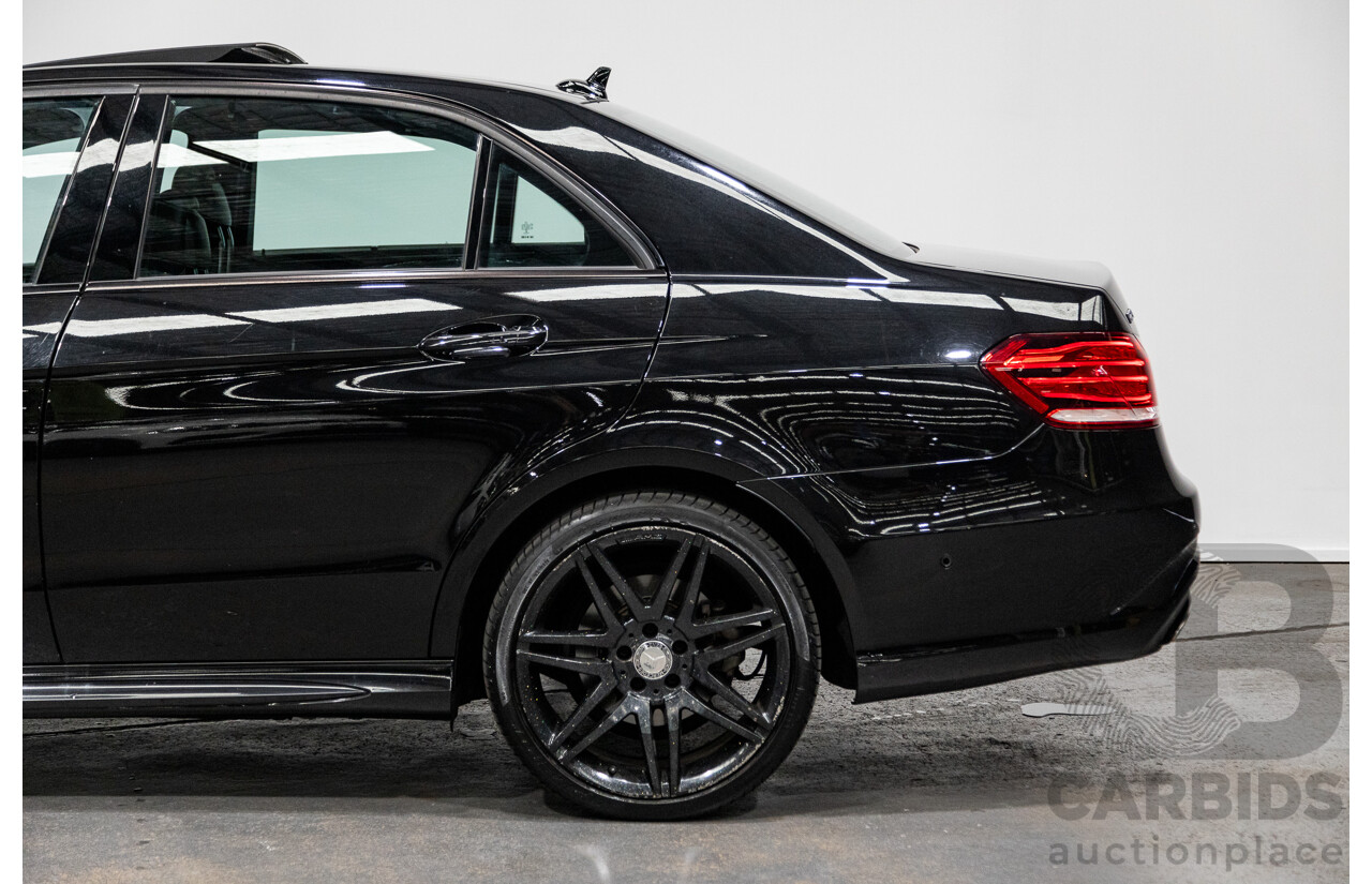 12/2015 Mercedes-Benz E250 W212 MY15 4D Sedan Obsidian Black Metallic Turbo 2.0L