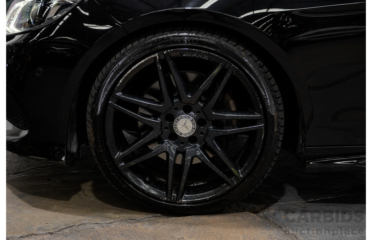 12/2015 Mercedes-Benz E250 W212 MY15 4D Sedan Obsidian Black Metallic Turbo 2.0L