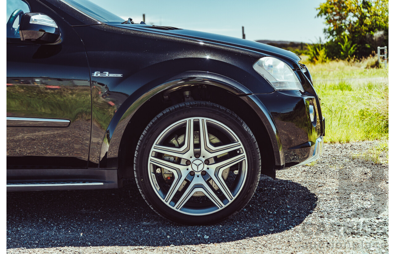 7/2010 Mercedes Benz ML63 AMG (4x4) W164 09 Upgrade 4d Wagon Obsidian Black Metallic V8 6.2L