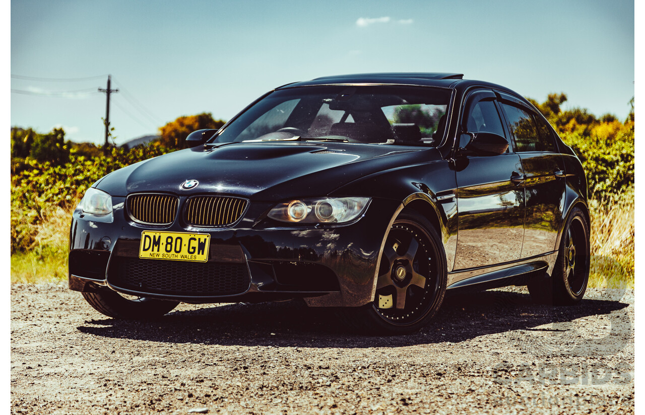 5/2009 BMW M3 E90 4d Sedan Jerez Black Metallic V8 4.0L