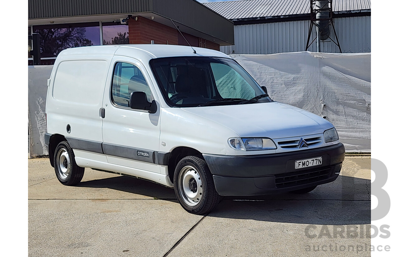 3/2001 Citroen Berlingo   Van White 1.4L