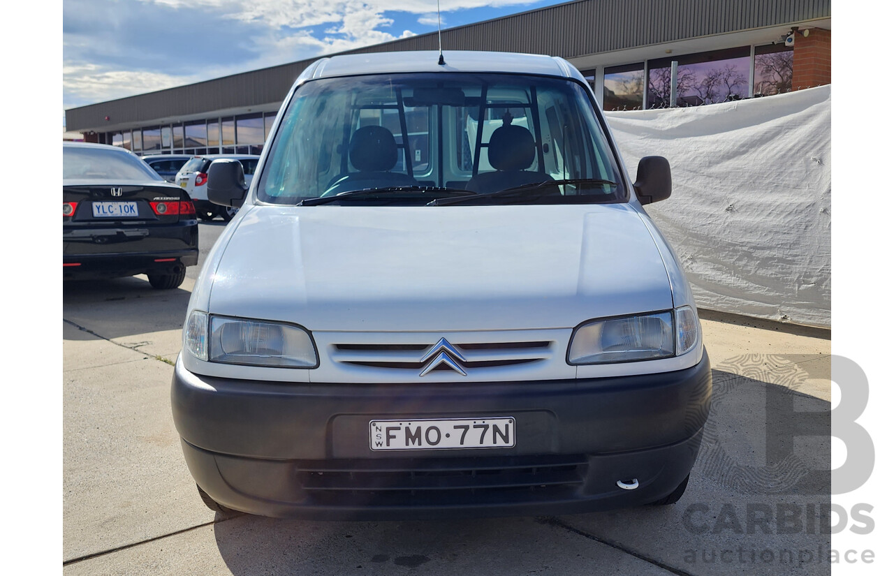 3/2001 Citroen Berlingo   Van White 1.4L