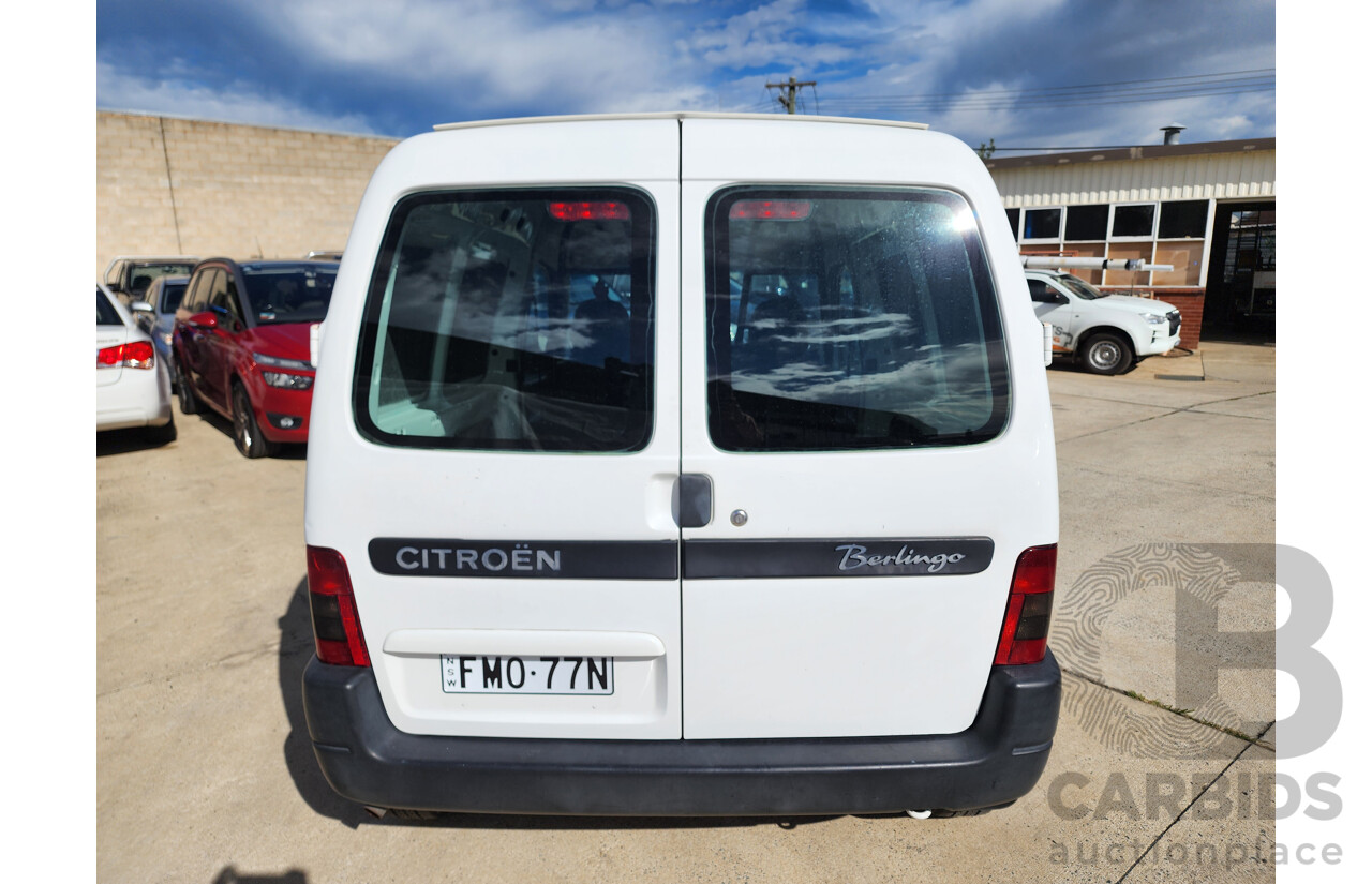 3/2001 Citroen Berlingo   Van White 1.4L