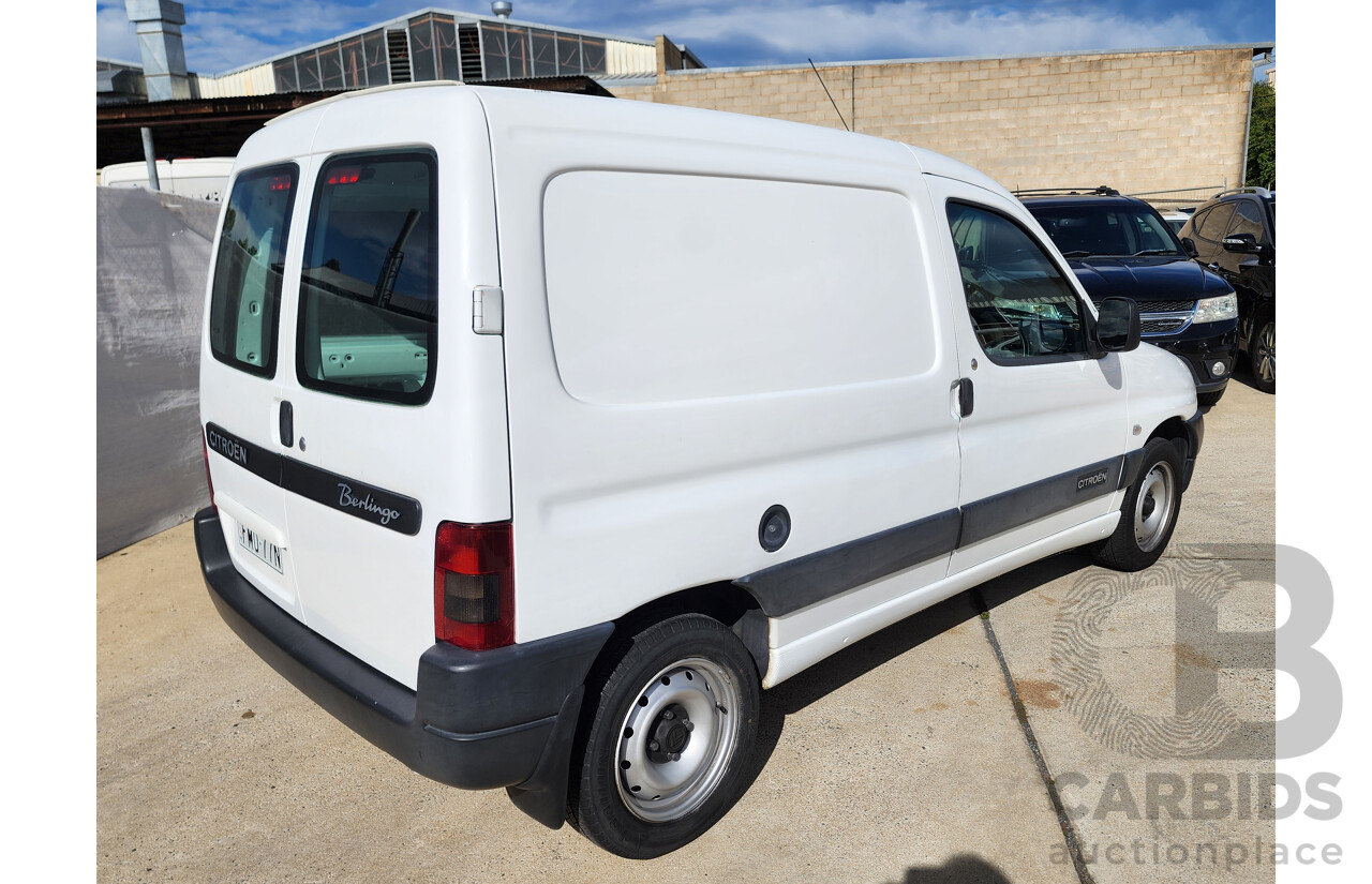 3/2001 Citroen Berlingo   Van White 1.4L