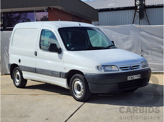 3/2001 Citroen Berlingo   Van White 1.4L