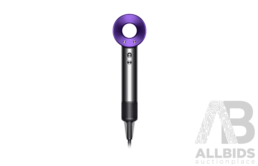 Dyson (323208) Supersonic Hair Dryer (Black/Purple) - ORP $549 (Includes 1 Year Warranty From Dyson)