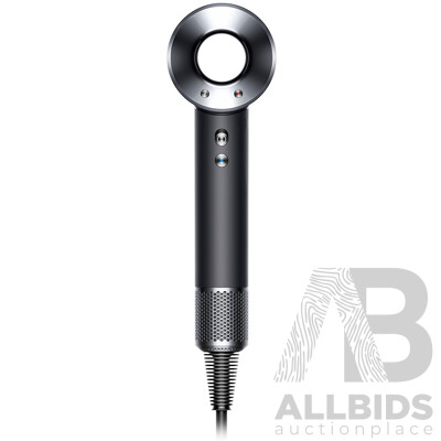 Dyson (323227) Supersonic Hair Dryer (Black/Nickel) - ORP $649 (Includes 1 Year Warranty From Dyson)