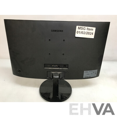 Samsung 24 Inch and Lenovo 23.8 Inch Monitors - Lot of 3