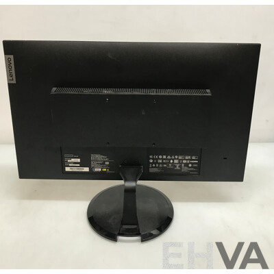 Samsung 24 Inch and Lenovo 23.8 Inch Monitors - Lot of 3