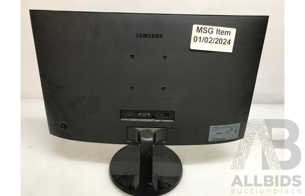 Samsung 24 Inch and Lenovo 23.8 Inch Monitors - Lot of 3