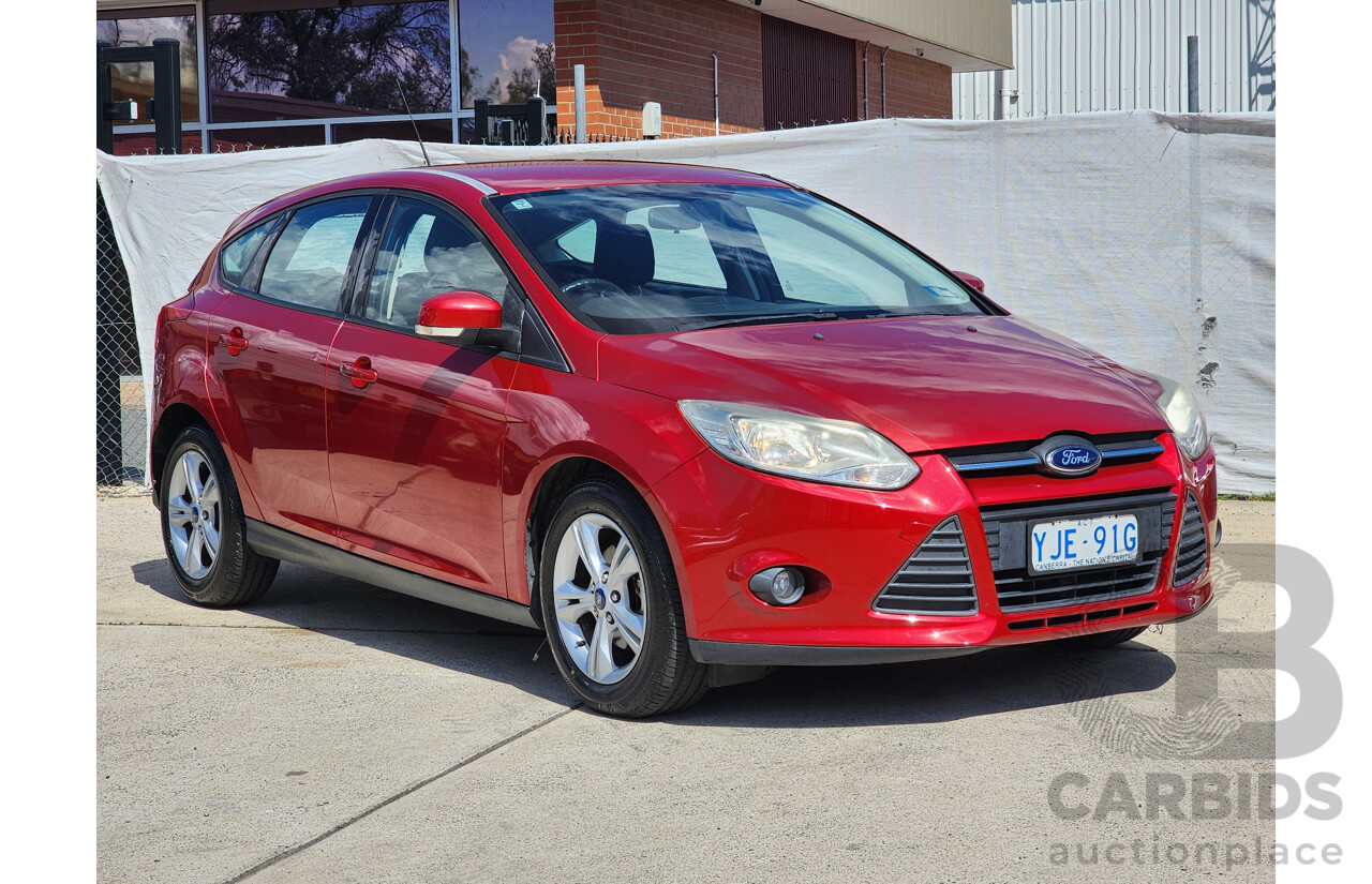 10/2012 Ford Focus Trend LW MK2 5d Hatchback Maroon 2.0L