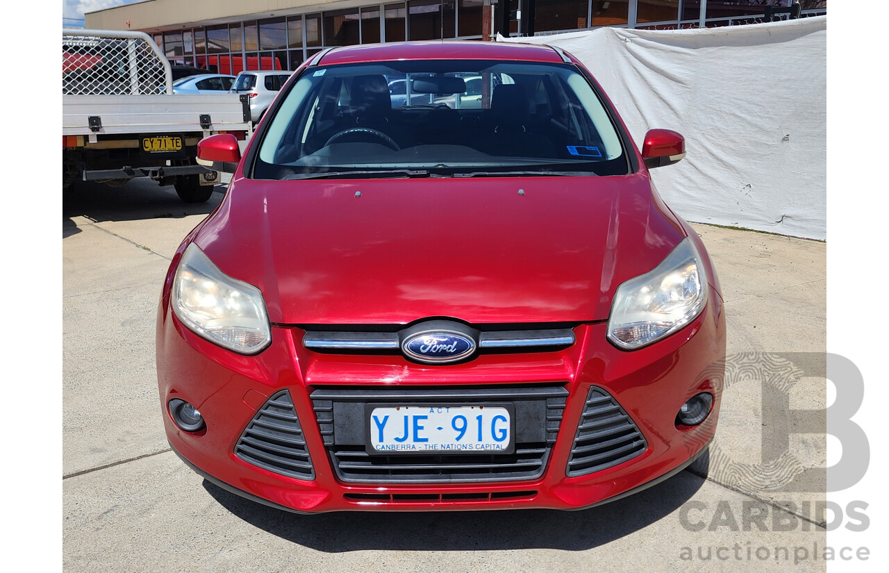 10/2012 Ford Focus Trend LW MK2 5d Hatchback Maroon 2.0L