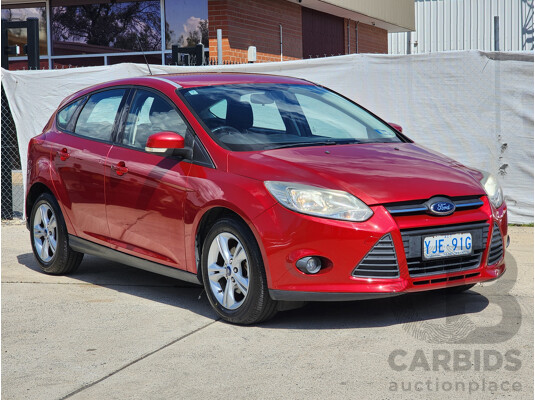 10/2012 Ford Focus Trend LW MK2 5d Hatchback Maroon 2.0L