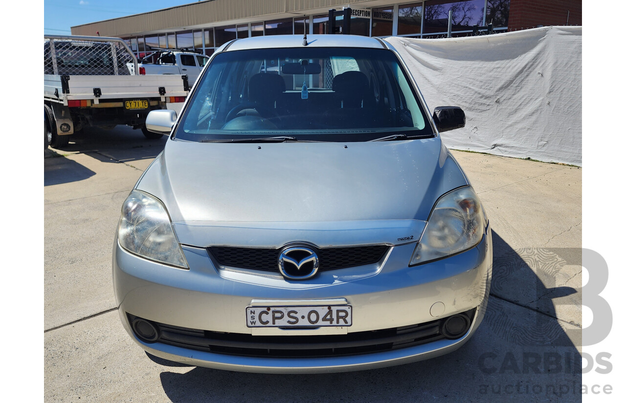 8/2005 Mazda Mazda2 NEO DY MY05 UPGRADE 5d Hatchback Silver 1.5L