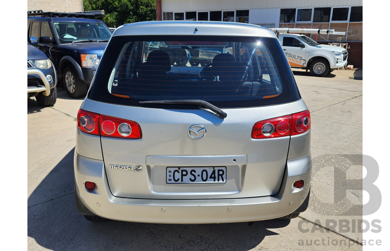 8/2005 Mazda Mazda2 NEO DY MY05 UPGRADE 5d Hatchback Silver 1.5L