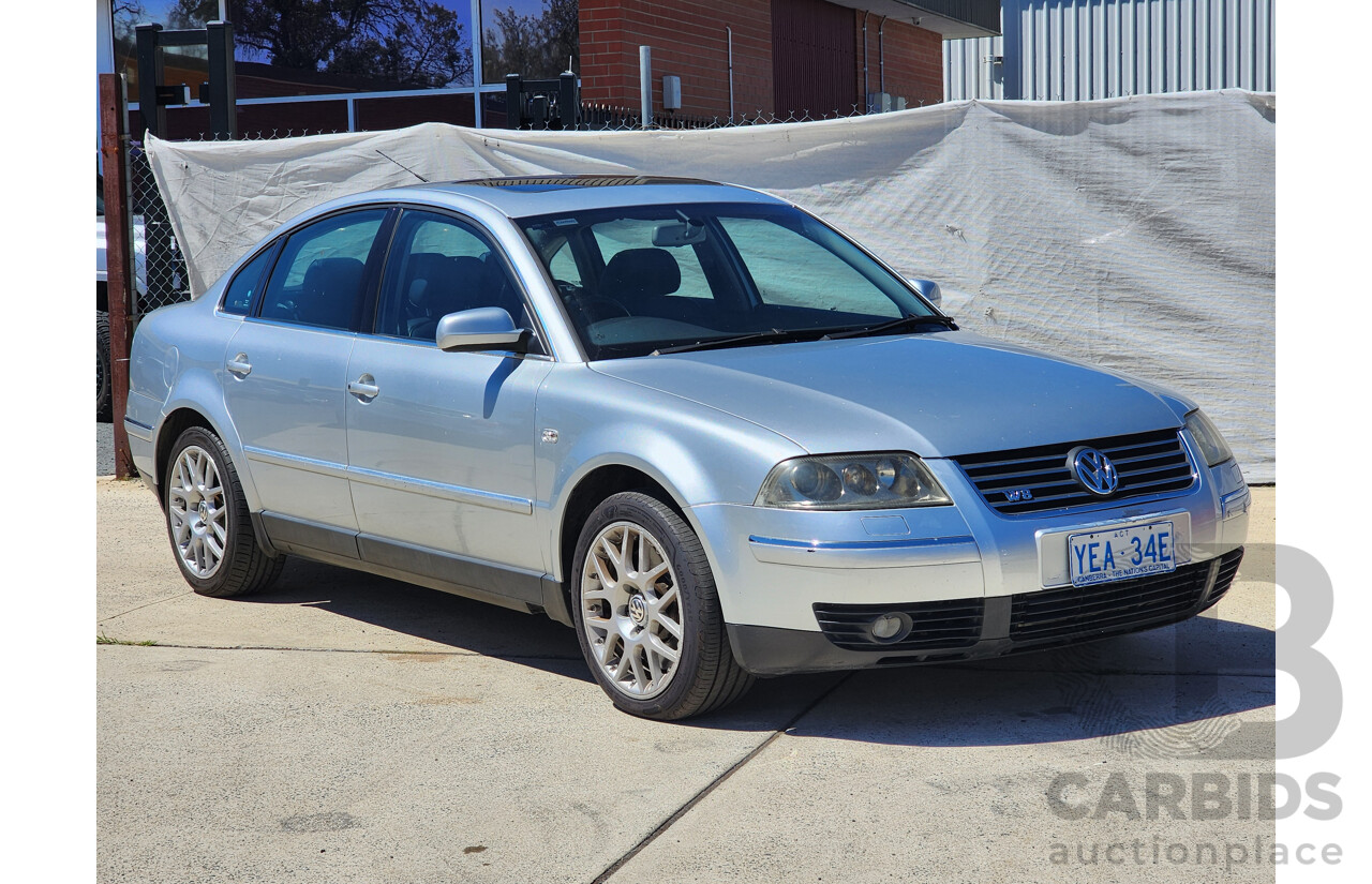 6/2004 Volkswagen Passat W8 3B 4d Sedan Silver 4.0L