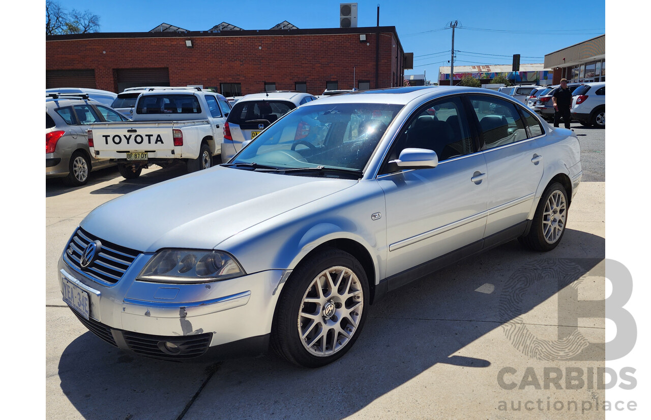 6/2004 Volkswagen Passat W8 3B 4d Sedan Silver 4.0L