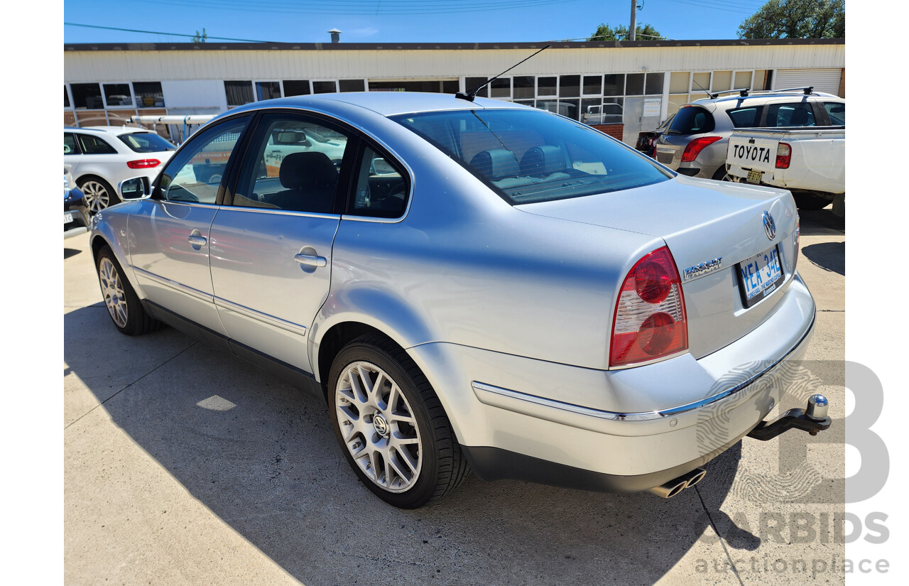 6/2004 Volkswagen Passat W8 3B 4d Sedan Silver 4.0L