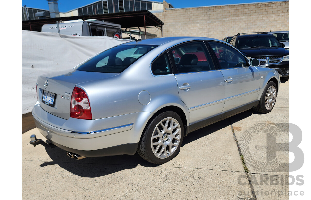 6/2004 Volkswagen Passat W8 3B 4d Sedan Silver 4.0L