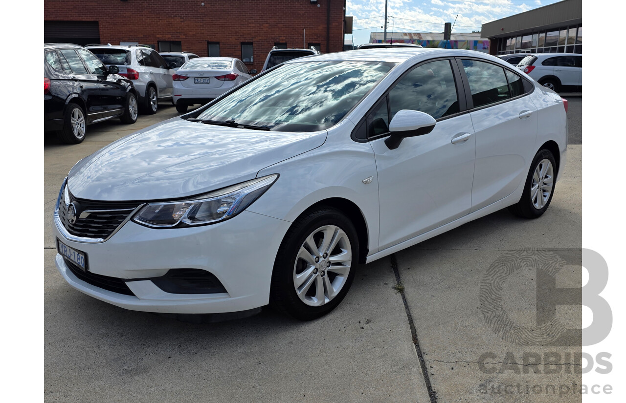 12/2017 Holden Astra LS BL 4d Sedan Summit White Turbo 1.4L