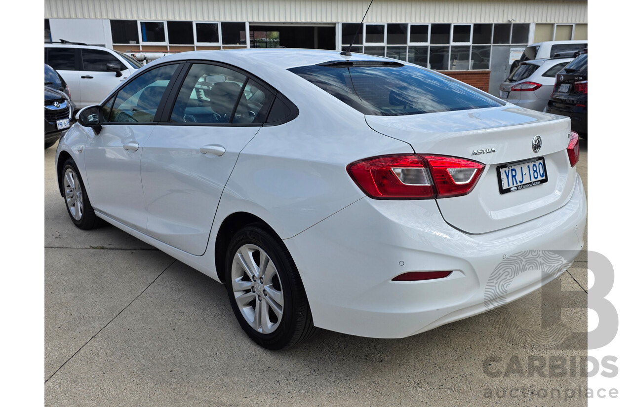 12/2017 Holden Astra LS BL 4d Sedan Summit White Turbo 1.4L