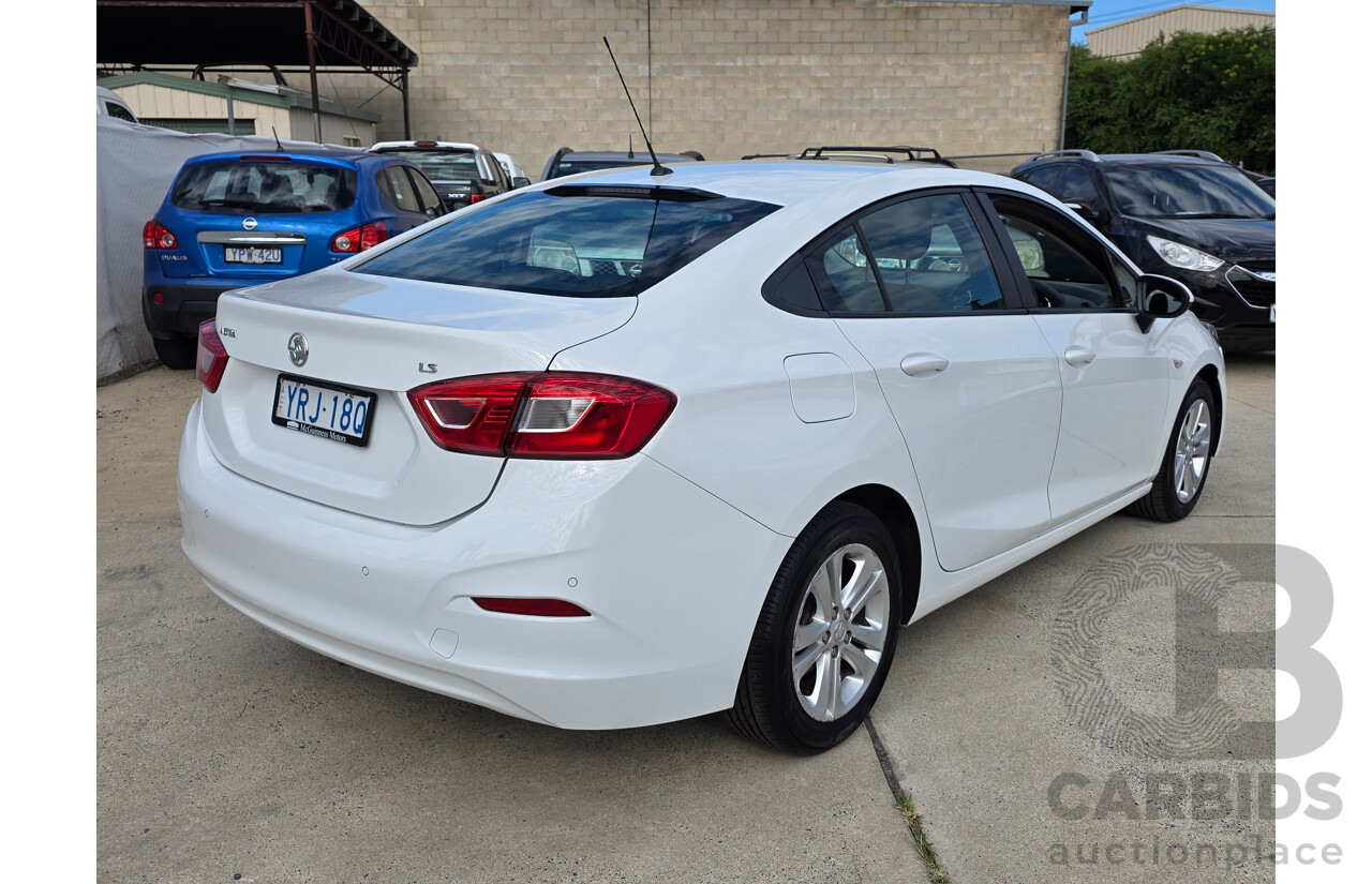 12/2017 Holden Astra LS BL 4d Sedan Summit White Turbo 1.4L