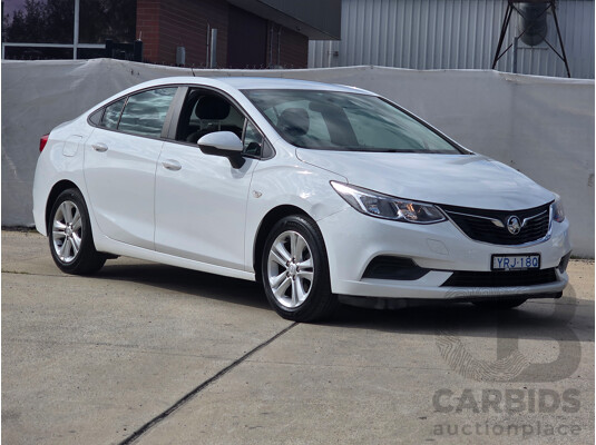 12/2017 Holden Astra LS BL 4d Sedan Summit White Turbo 1.4L