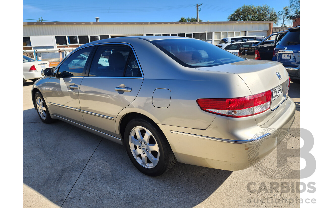 4/2005 Honda Accord V6 Luxury 40 4d Sedan Gold 3.0L