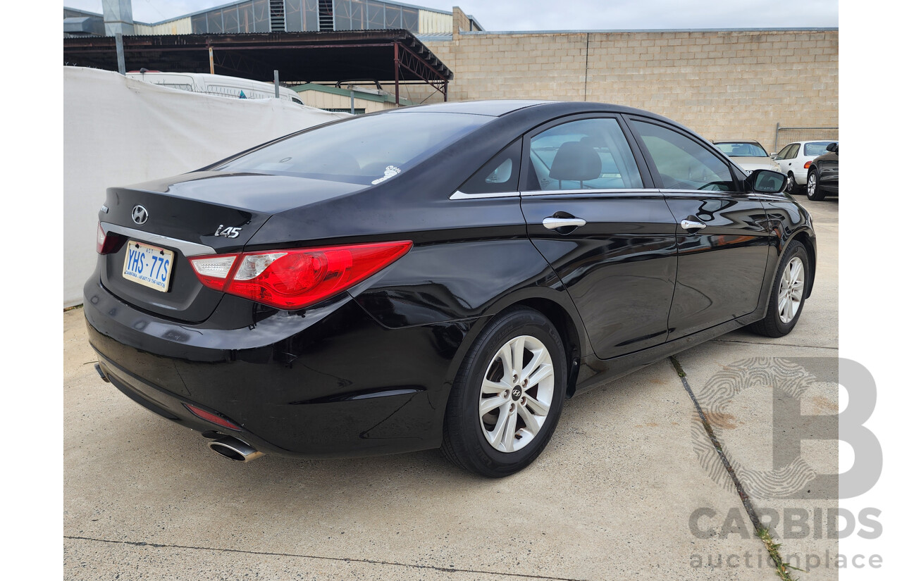 8/2011 Hyundai i45 Active YF MY11 4d Sedan Black 2.4L