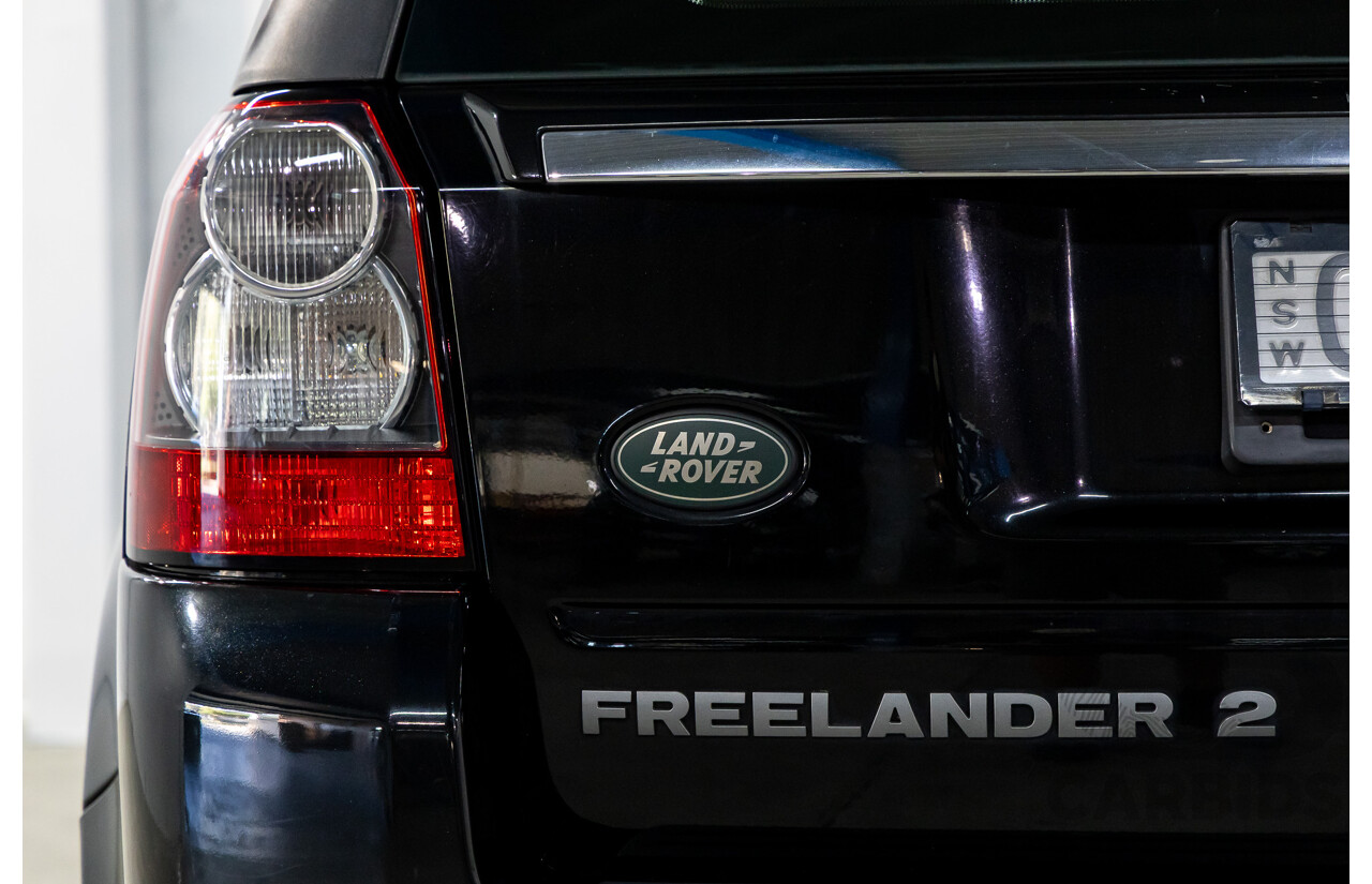 4/2012 Land Rover Freelander 2 XS (4x4) LF MY11 4d Wagon Sumatra Black Metallic Turbo Diesel 2.2L