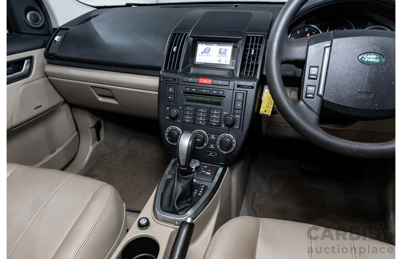 4/2012 Land Rover Freelander 2 XS (4x4) LF MY11 4d Wagon Sumatra Black Metallic Turbo Diesel 2.2L