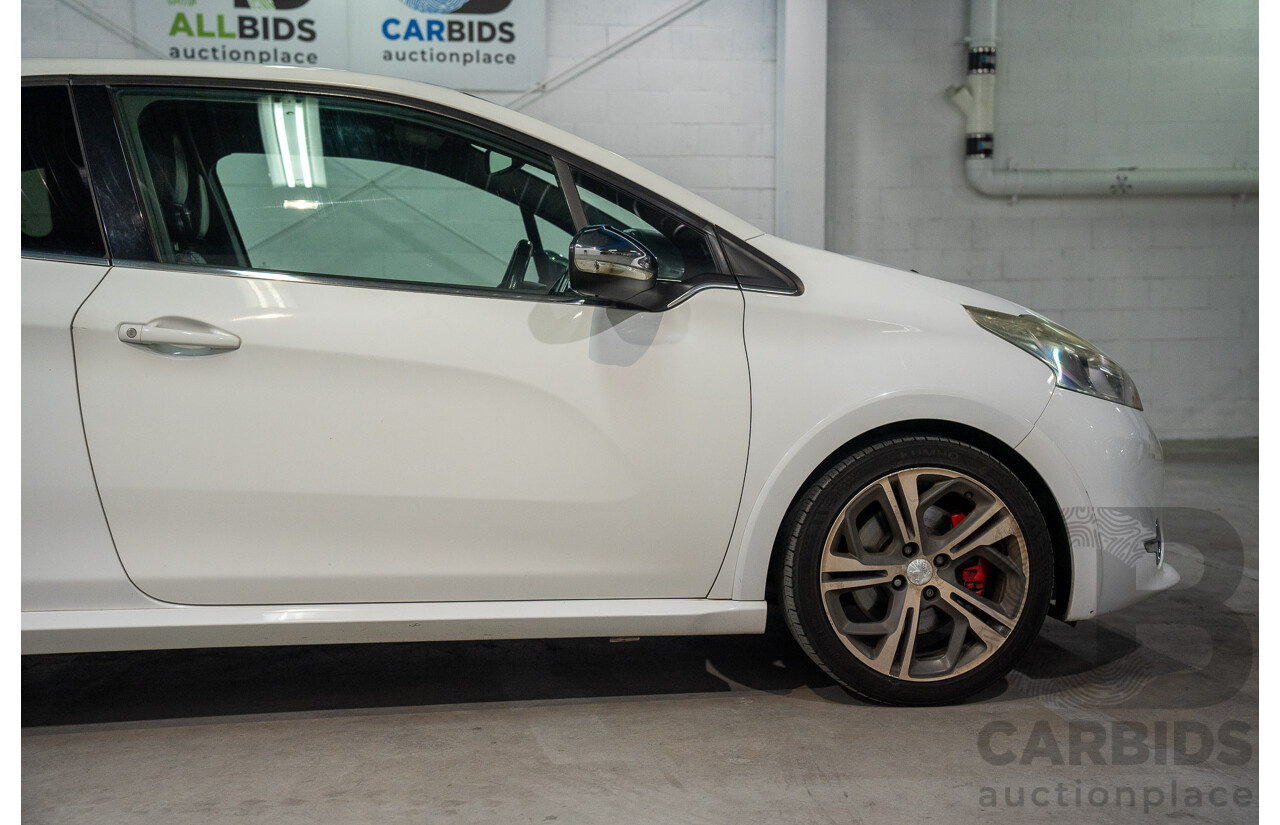 8/2013 Peugeot 208 GTi 3d Hatchback Bianca White Turbo 1.6L