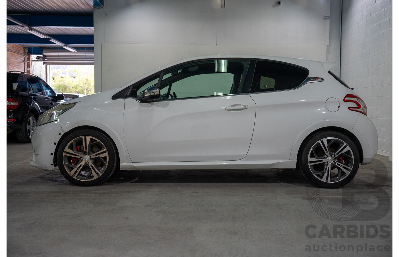 8/2013 Peugeot 208 GTi 3d Hatchback Bianca White Turbo 1.6L