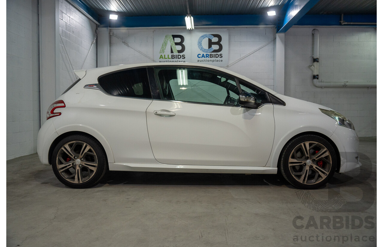 8/2013 Peugeot 208 GTi 3d Hatchback Bianca White Turbo 1.6L