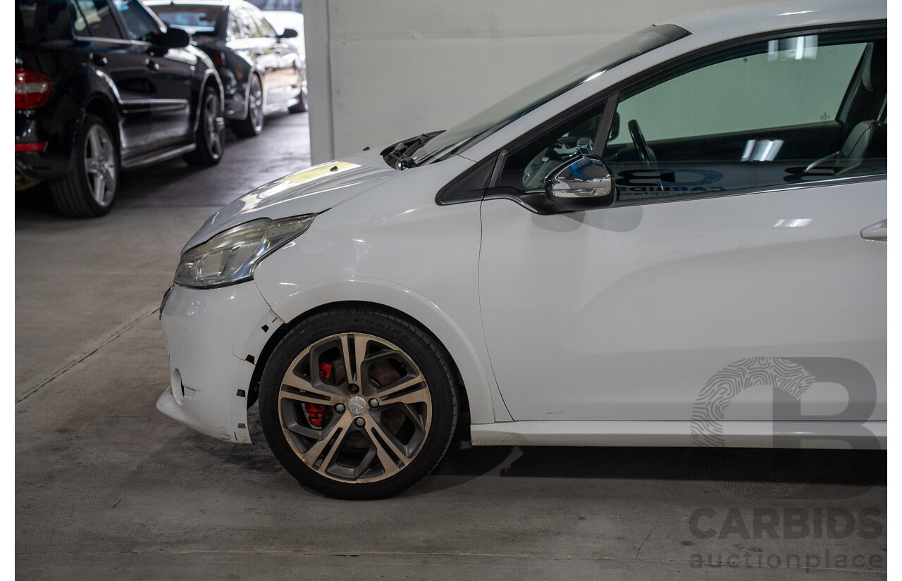 8/2013 Peugeot 208 GTi 3d Hatchback Bianca White Turbo 1.6L