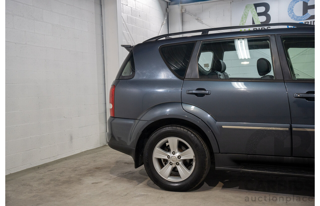 7/2008 Ssangyong Rexton II Rx270 XVT SPR Y200 MY08 4d Wagon Cyber Grey Turbo Diesel 2.7L