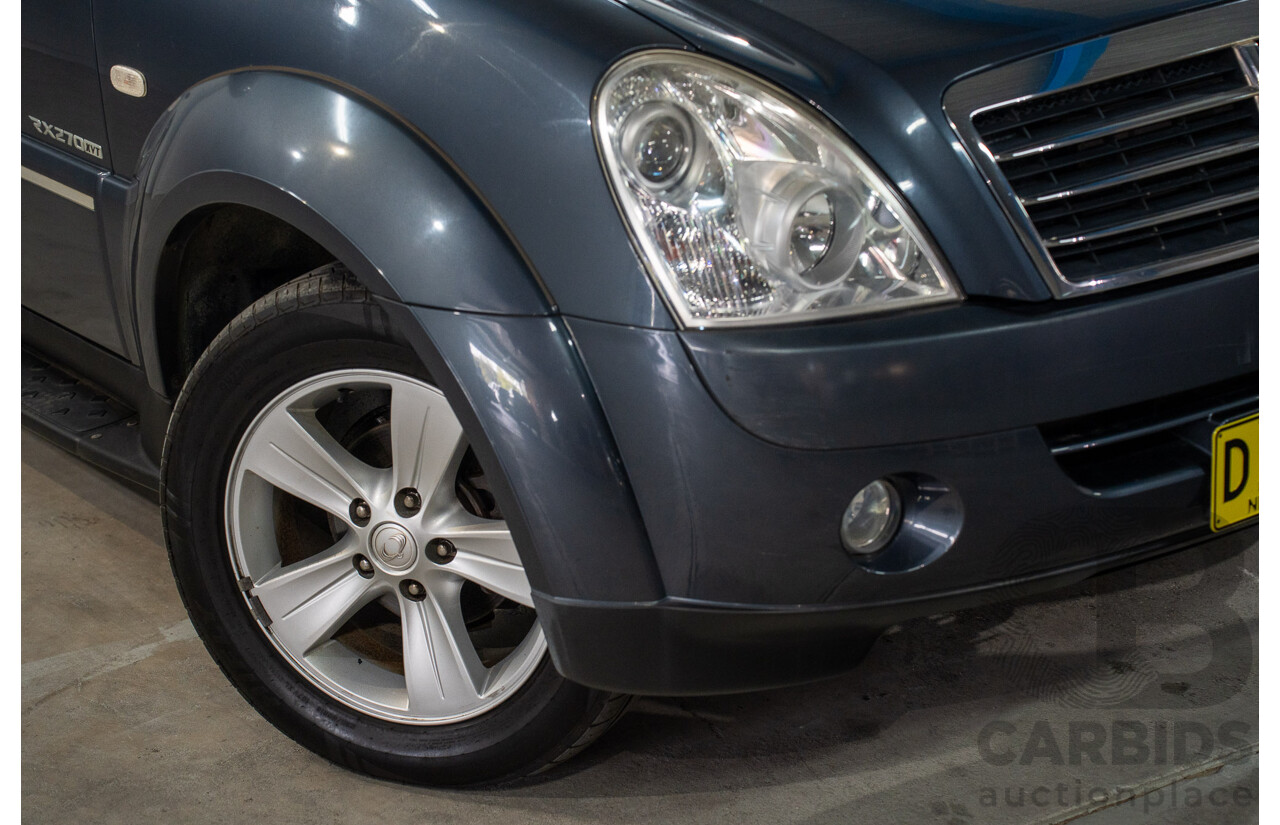 7/2008 Ssangyong Rexton II Rx270 XVT SPR Y200 MY08 4d Wagon Cyber Grey Turbo Diesel 2.7L