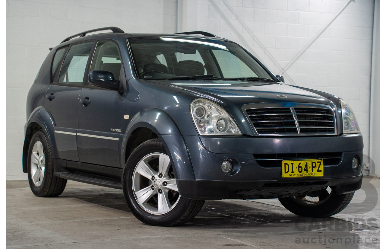 7/2008 Ssangyong Rexton II Rx270 XVT SPR Y200 MY08 4d Wagon Cyber Grey Turbo Diesel 2.7L