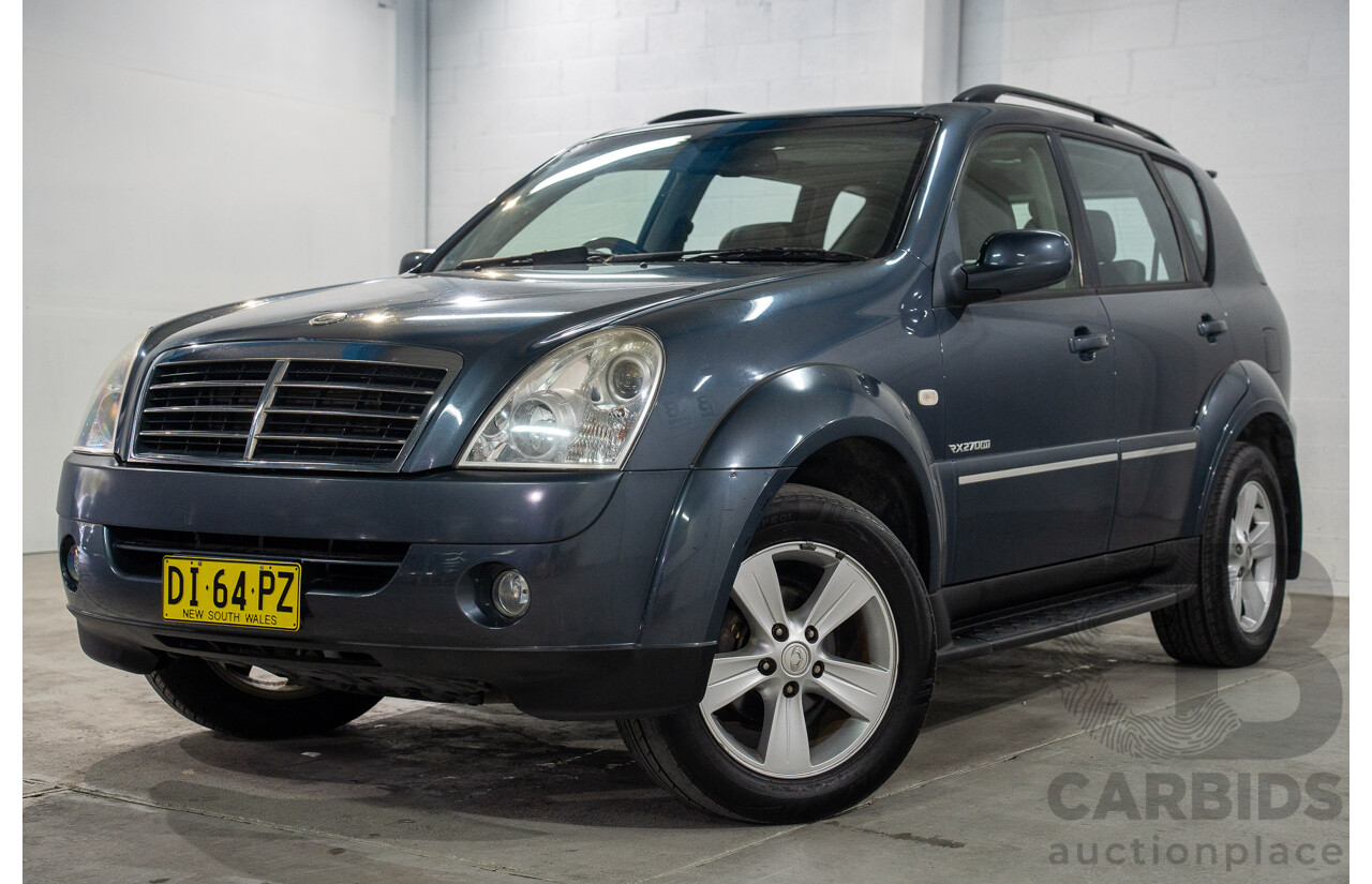 7/2008 Ssangyong Rexton II Rx270 XVT SPR Y200 MY08 4d Wagon Cyber Grey Turbo Diesel 2.7L