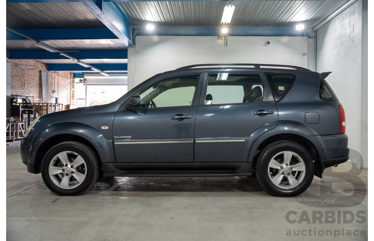 7/2008 Ssangyong Rexton II Rx270 XVT SPR Y200 MY08 4d Wagon Cyber Grey Turbo Diesel 2.7L