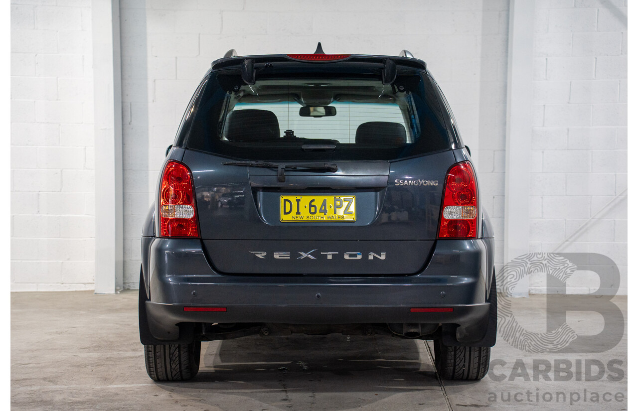 7/2008 Ssangyong Rexton II Rx270 XVT SPR Y200 MY08 4d Wagon Cyber Grey Turbo Diesel 2.7L