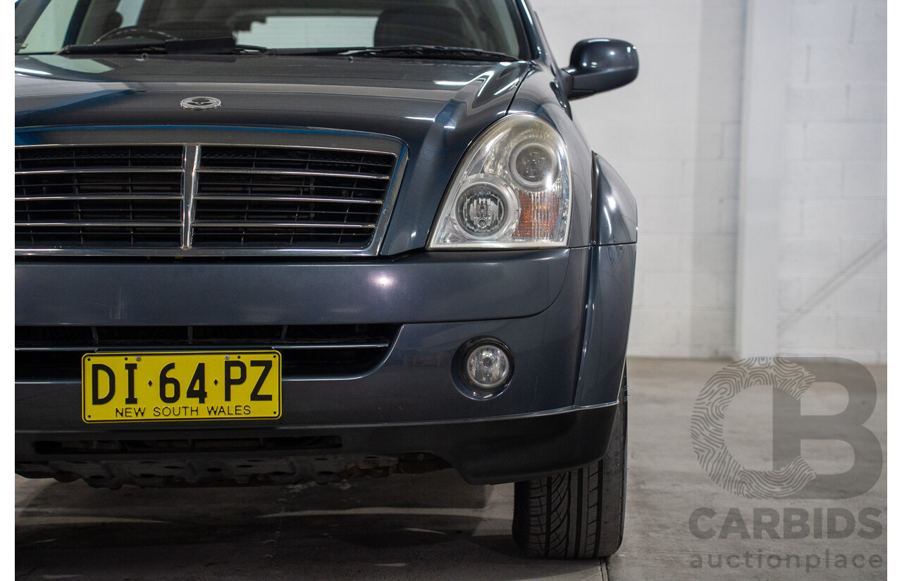 7/2008 Ssangyong Rexton II Rx270 XVT SPR Y200 MY08 4d Wagon Cyber Grey Turbo Diesel 2.7L