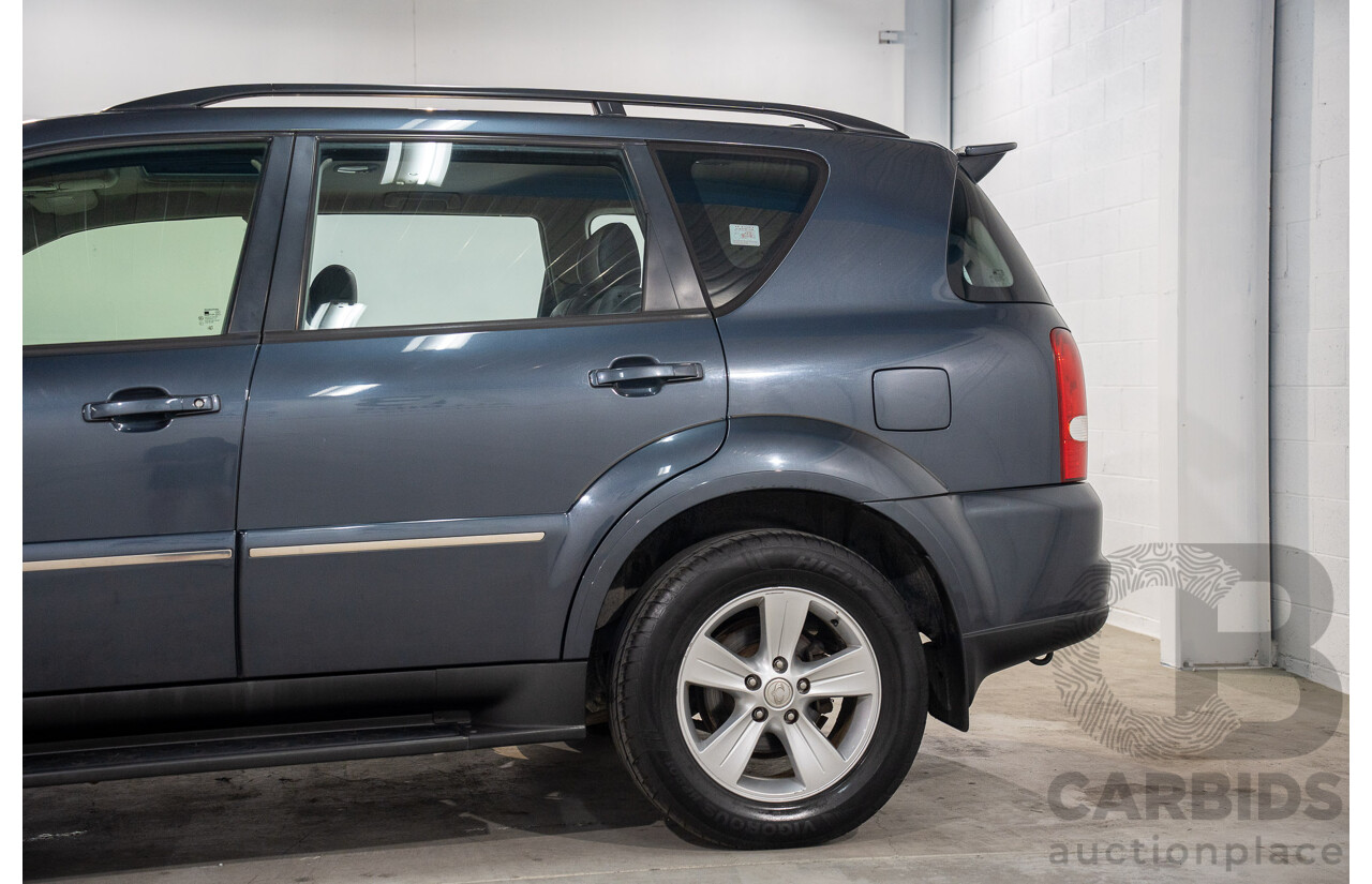 7/2008 Ssangyong Rexton II Rx270 XVT SPR Y200 MY08 4d Wagon Cyber Grey Turbo Diesel 2.7L