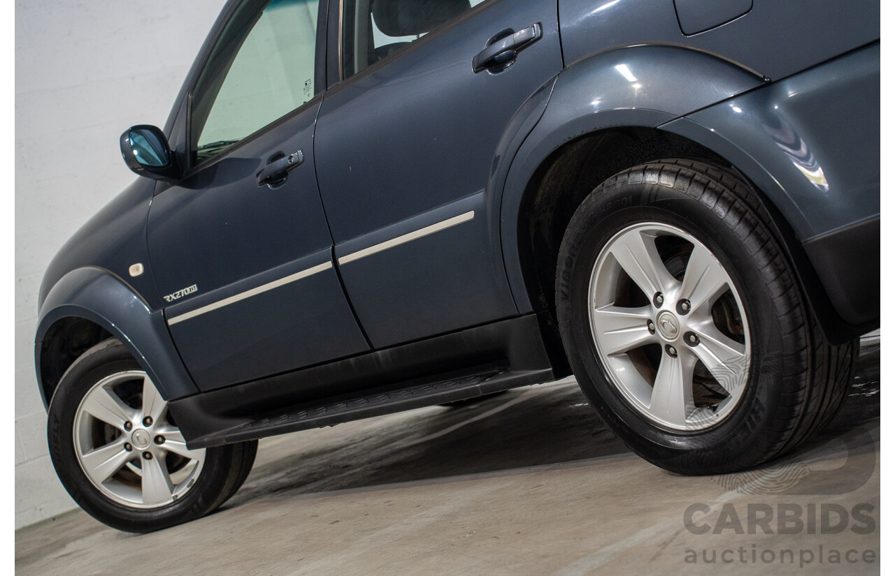 7/2008 Ssangyong Rexton II Rx270 XVT SPR Y200 MY08 4d Wagon Cyber Grey Turbo Diesel 2.7L