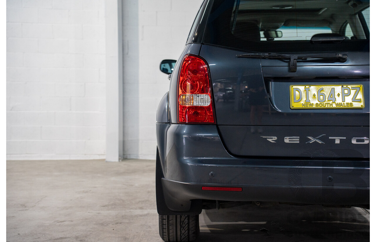 7/2008 Ssangyong Rexton II Rx270 XVT SPR Y200 MY08 4d Wagon Cyber Grey Turbo Diesel 2.7L