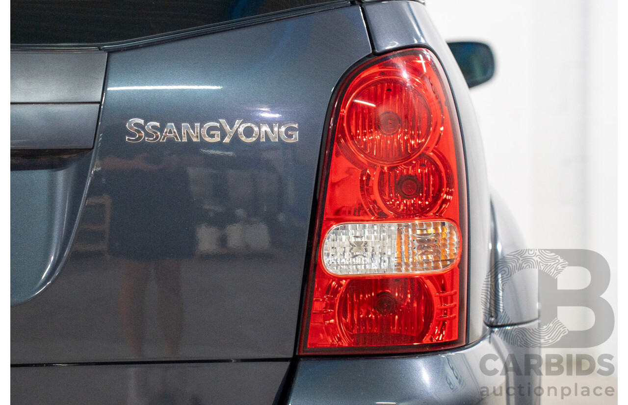 7/2008 Ssangyong Rexton II Rx270 XVT SPR Y200 MY08 4d Wagon Cyber Grey Turbo Diesel 2.7L