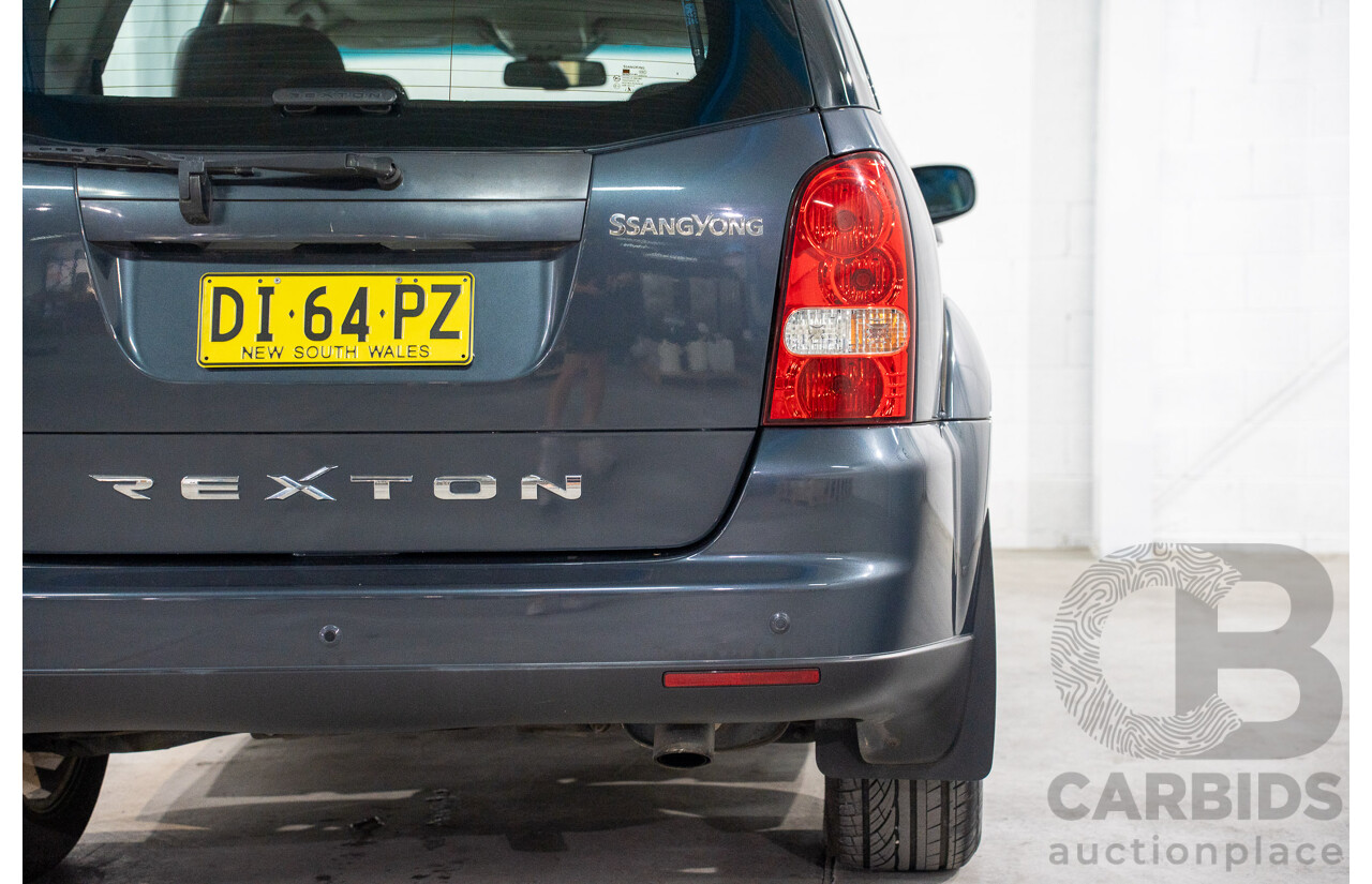 7/2008 Ssangyong Rexton II Rx270 XVT SPR Y200 MY08 4d Wagon Cyber Grey Turbo Diesel 2.7L