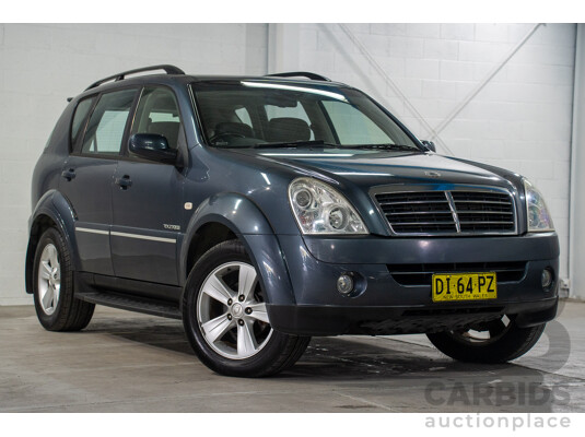 7/2008 Ssangyong Rexton II Rx270 XVT SPR Y200 MY08 4d Wagon Cyber Grey Turbo Diesel 2.7L