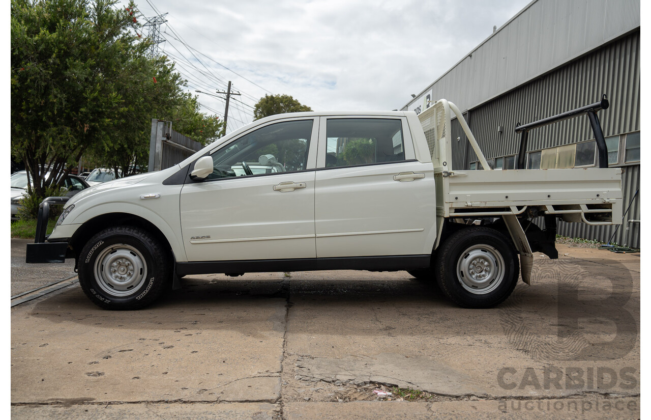 3/2011 Ssangyong Actyon Sports SPR (4x4) Q100 MY08 Double Cab Utility White 2.0L