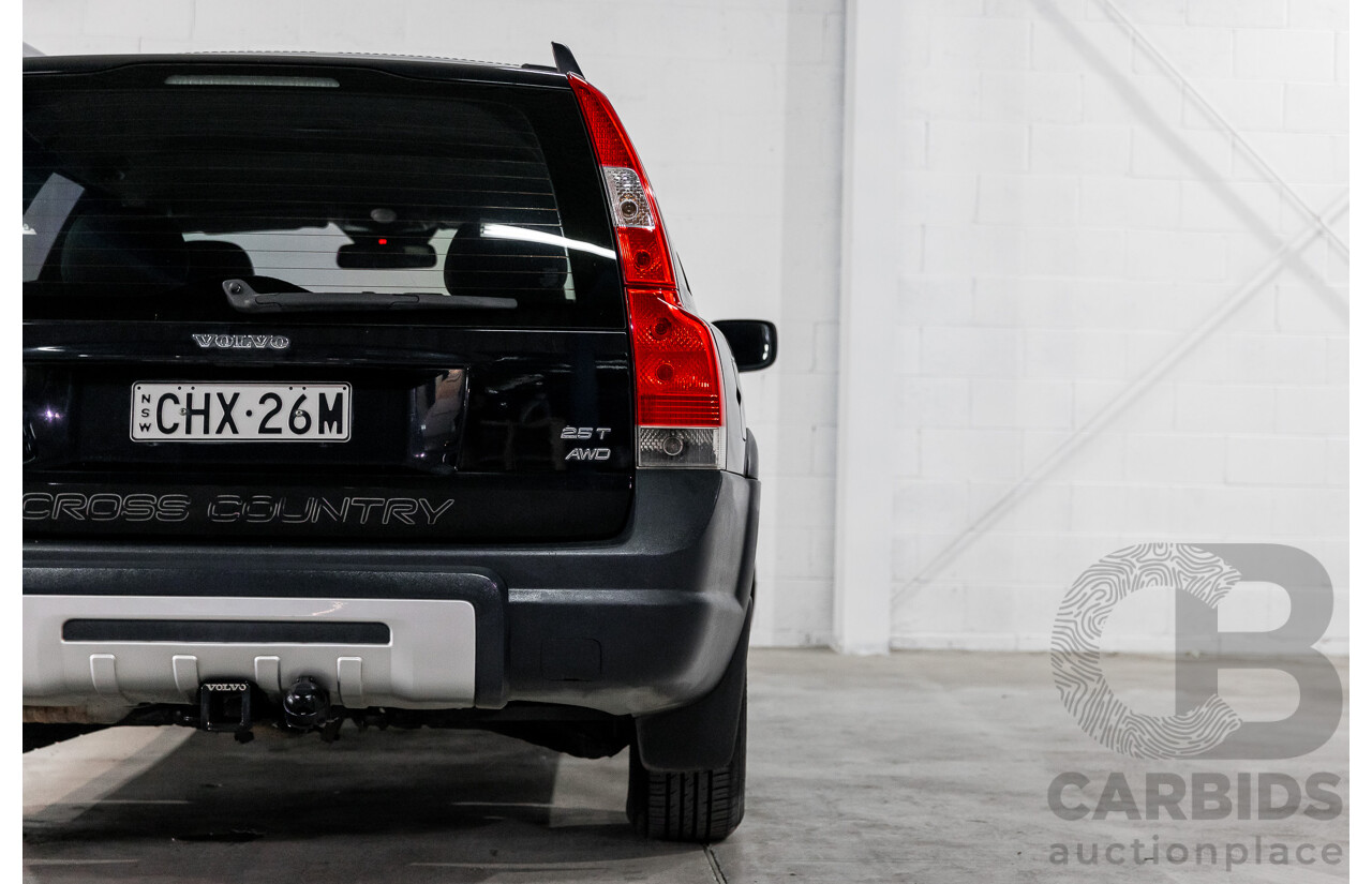 8/2005 Volvo XC70 SE (AWD) MY06 4d Wagon Black Stone Turbo 2.5L